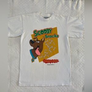 Vintage 90s Scooby Doo Scooby Snacks Tshirt Stanley Desantis Size Medium